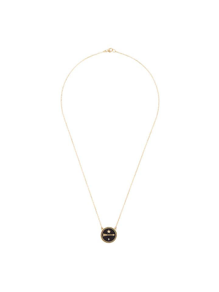 Foundrae Dream Petite Stationary Necklace - Black