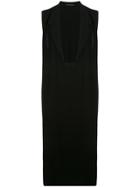 Yohji Yamamoto Open Side Sleeveless Coat - Black