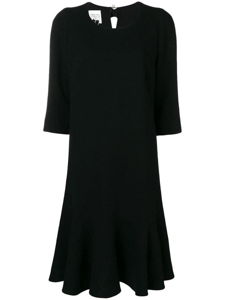 Edward Achour Paris Loose T-shirt Dress - Black