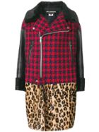 Junya Watanabe Comme Des Garçons Patchwork Coat - Red