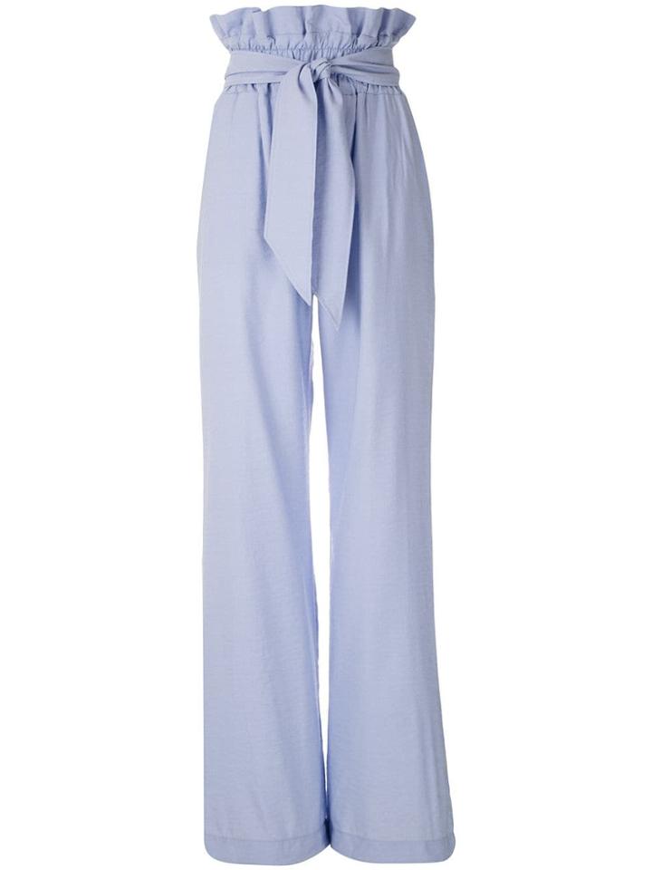 Olympiah Laurier Paperbag Waist Trousers - Blue