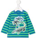 Stella Mccartney Kids - Striped Sweatshirt - Kids - Cotton/polyester - 18 Mth, Blue