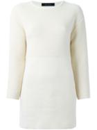 Cédric Charlier Ribbed Sweater, Women's, Size: 40, Nude/neutrals, Cashmere/wool