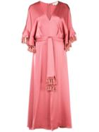 Sachin & Babi Waist-tied Midi Dress - Pink