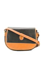Yves Saint Laurent Vintage Two-tone Shoulder Bag - Black