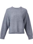 H Beauty & Youth. Shaggy Knit Jumper, Women's, Grey, Nylon/polyurethane/wool