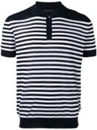 Ermanno Scervino - Striped Polo Shirt - Men - Cotton - 48, Blue, Cotton