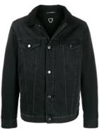 Htc Los Angeles Shearling Denim Jacket - Black