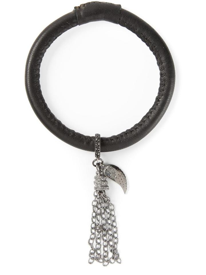 Loree Rodkin Diamond Pavé Hamsa Bracelet, Women's, Black