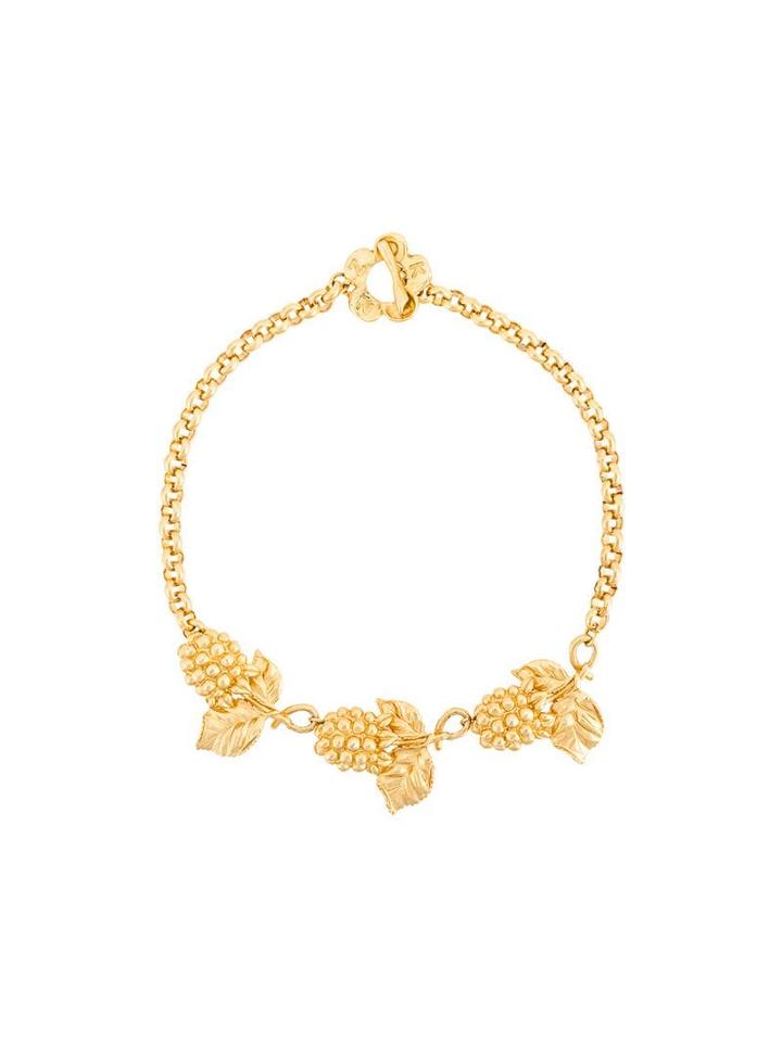 Kenzo Pre-owned Grape Pendant Necklace - Yellow