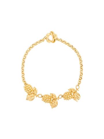 Kenzo Pre-owned Grape Pendant Necklace - Yellow