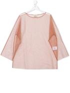 Douuod Kids Teen Sheer Embellished Top - Nude & Neutrals