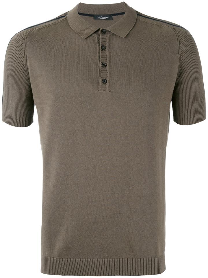 Classic Polo Top - Men - Cotton - 50, Green, Cotton, Roberto Collina