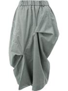 Moohong Draped Elasticated Skirt - Grey