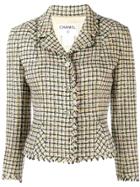 Chanel Pre-owned 2003's Tweed Slim-fit Jacket - Neutrals