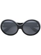 Saint Laurent Eyewear Monogram 1 Sunglasses - Black