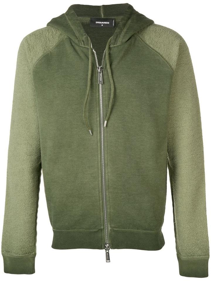 Dsquared2 Inside-out Zipped Sweatshirt - Green