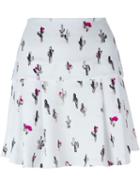 Kenzo 'cartoon Cactus' Skirt, Women's, Size: 38, White, Polyester