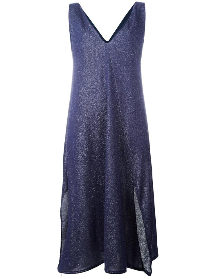 Mm6 Maison Margiela Glitter Dress - Blue