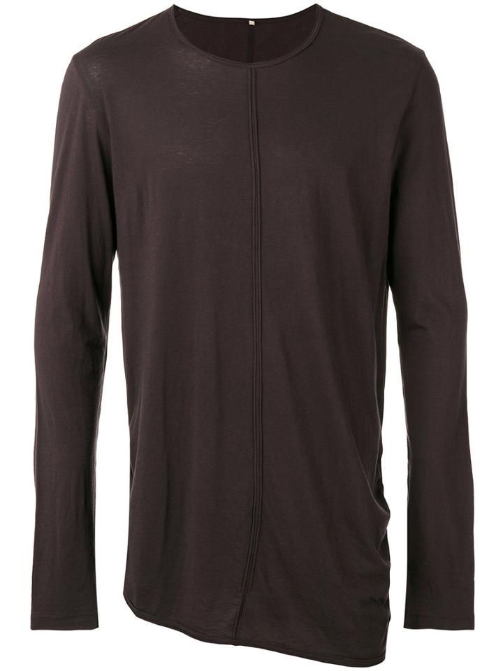 Ziggy Chen - Panelled Sweater - Men - Cotton - 48, Grey, Cotton