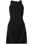 Elizabeth And James Clearly Eyelet Detailed Mini Dress - Black