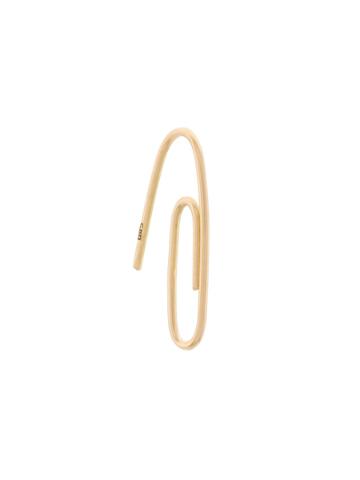 Biis Paper Clip Earring - Metallic