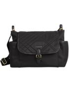 Burberry Kids Check-quilted Baby Changing Shoulder Bag - Black