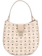 Mcm Large Patricia Hobo Bag - Nude & Neutrals