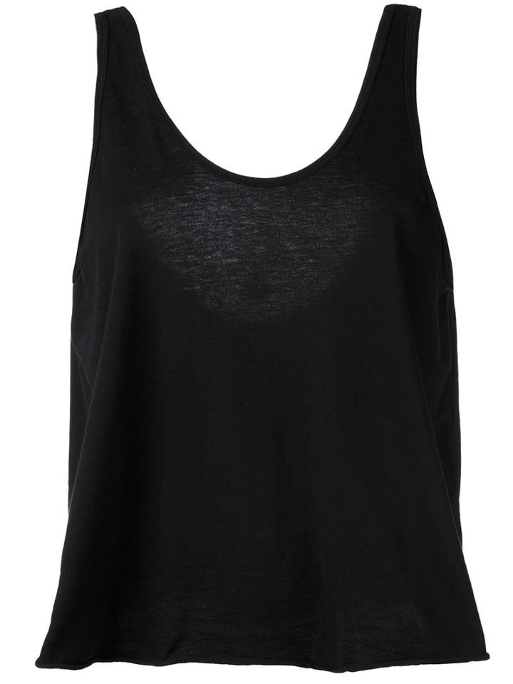 Lost & Found Rooms Scoop-neck Tank, Women's, Size: Xs, Black, Cotton