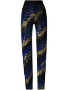 Antonio Berardi Flocked Lace Slim Fit Trousers