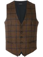 Tagliatore Tailored Waistcoat - Brown