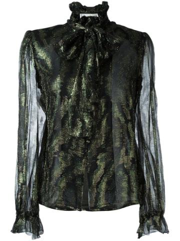Jean Louis Scherrer Pre-owned Pussybow Blouse - Black