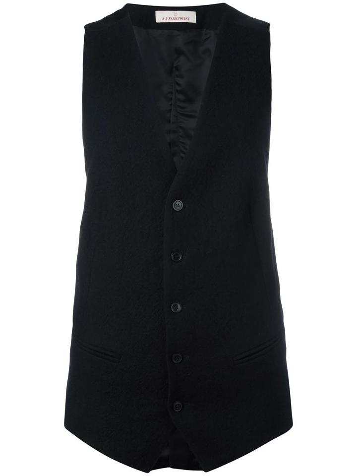 A.f.vandevorst 'girlfriend' Waistcoat, Women's, Size: 40, Black, Wool