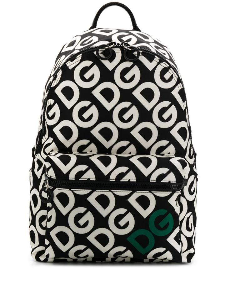 Dolce & Gabbana Dg Mania Print Backpack - Black