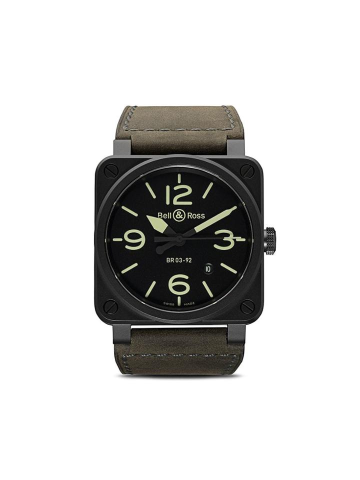 Bell & Ross Br 03-92 Nightlum 42mm - Black And Green
