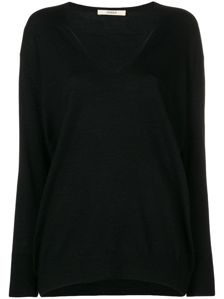 Odeeh V-neck Sweater - Black
