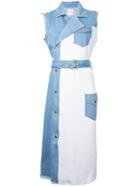 Each X Other - Sleeveless Denim Dress - Women - Cotton - S, White, Cotton