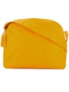 Chanel Pre-owned Diamond Quilted Shoulder Bag - Yellow