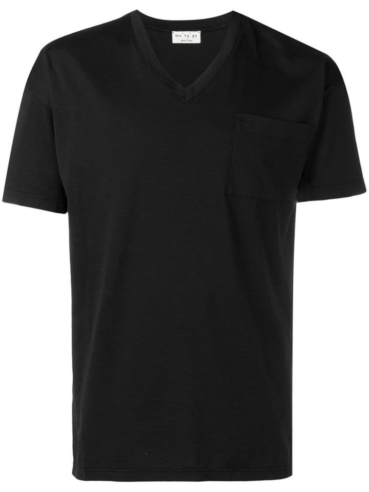 Ma'ry'ya V-neck T-shirt - Black