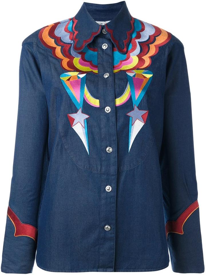 Tsumori Chisato Embroidered Denim Shirt
