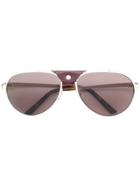 Cartier Classic Aviator Sunglasses - Metallic