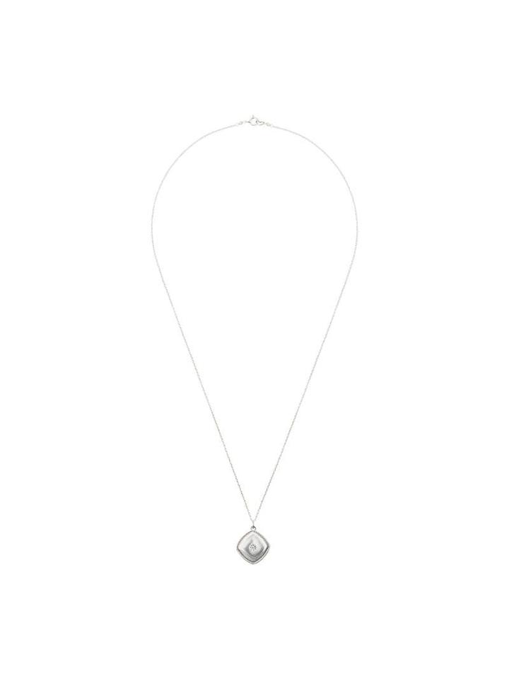 Sasha Samuel Isabela Sterling Silver Locket Necklace - Metallic
