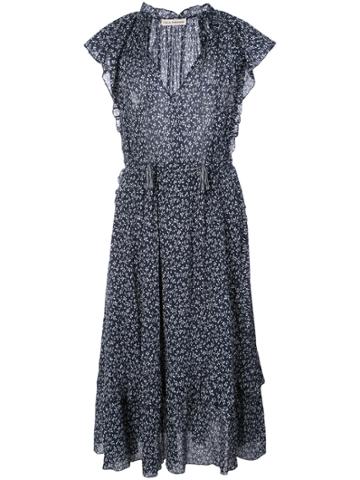 Ulla Johnson Anja Ruffle Dress - Blue