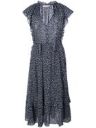 Ulla Johnson Anja Ruffle Dress - Blue