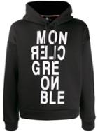 Moncler Grenoble Logo Hooded Sweatshirt - Black