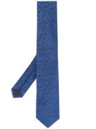 Emporio Armani Geometric Pattern Tie - Blue