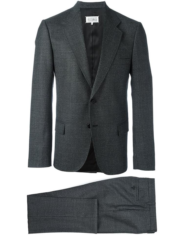 Maison Margiela Two Piece Suit, Men's, Size: 48, Grey, Cotton/viscose/virgin Wool