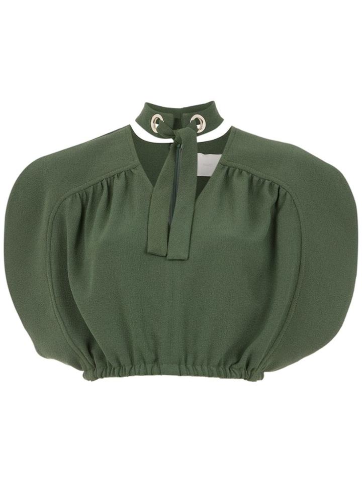 Framed Cropped Cracker Framed - Green