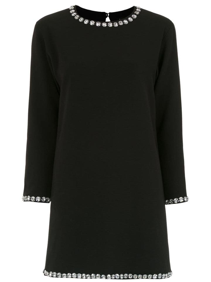Andrea Bogosian Embellished Dress - Black