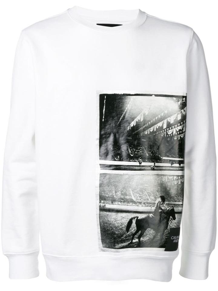 Calvin Klein Jeans Photographic Sweater - White